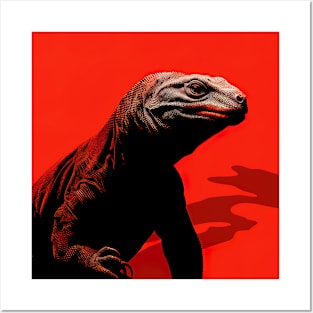 Komodo dragon Posters and Art